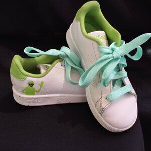 Adidas X Disney Advantage Muppets Sneaker Kermit the Frog Shoes Boy Size 12K